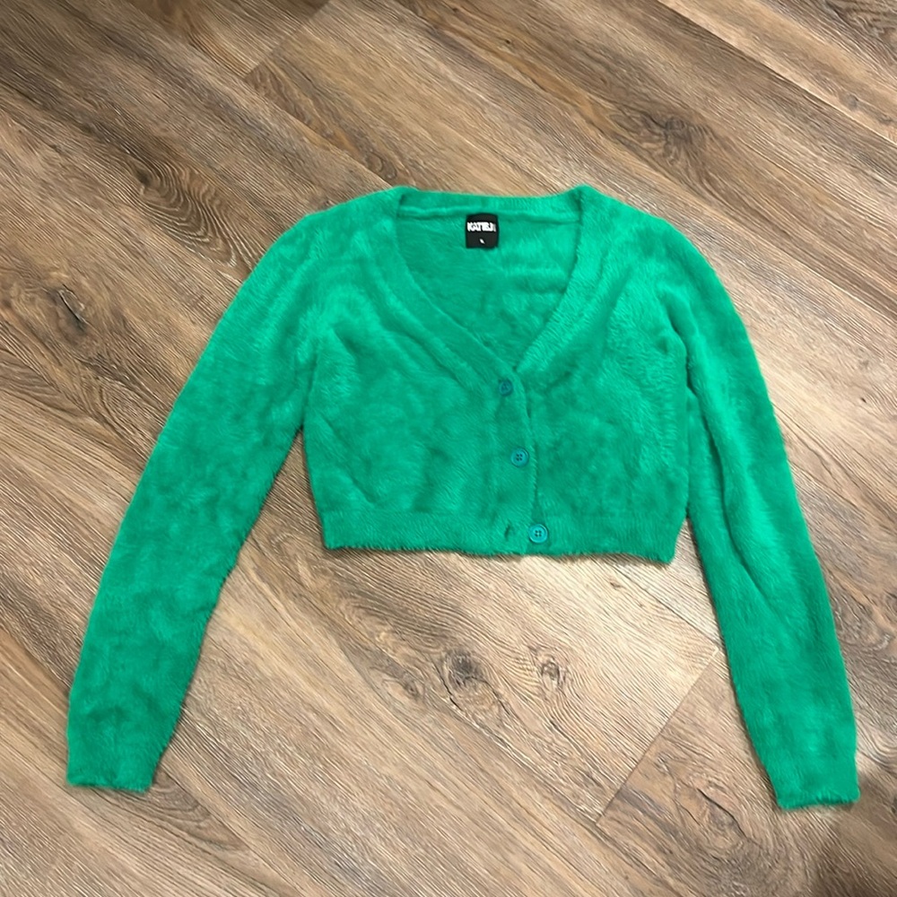 Katie J fuzzy cardigan
